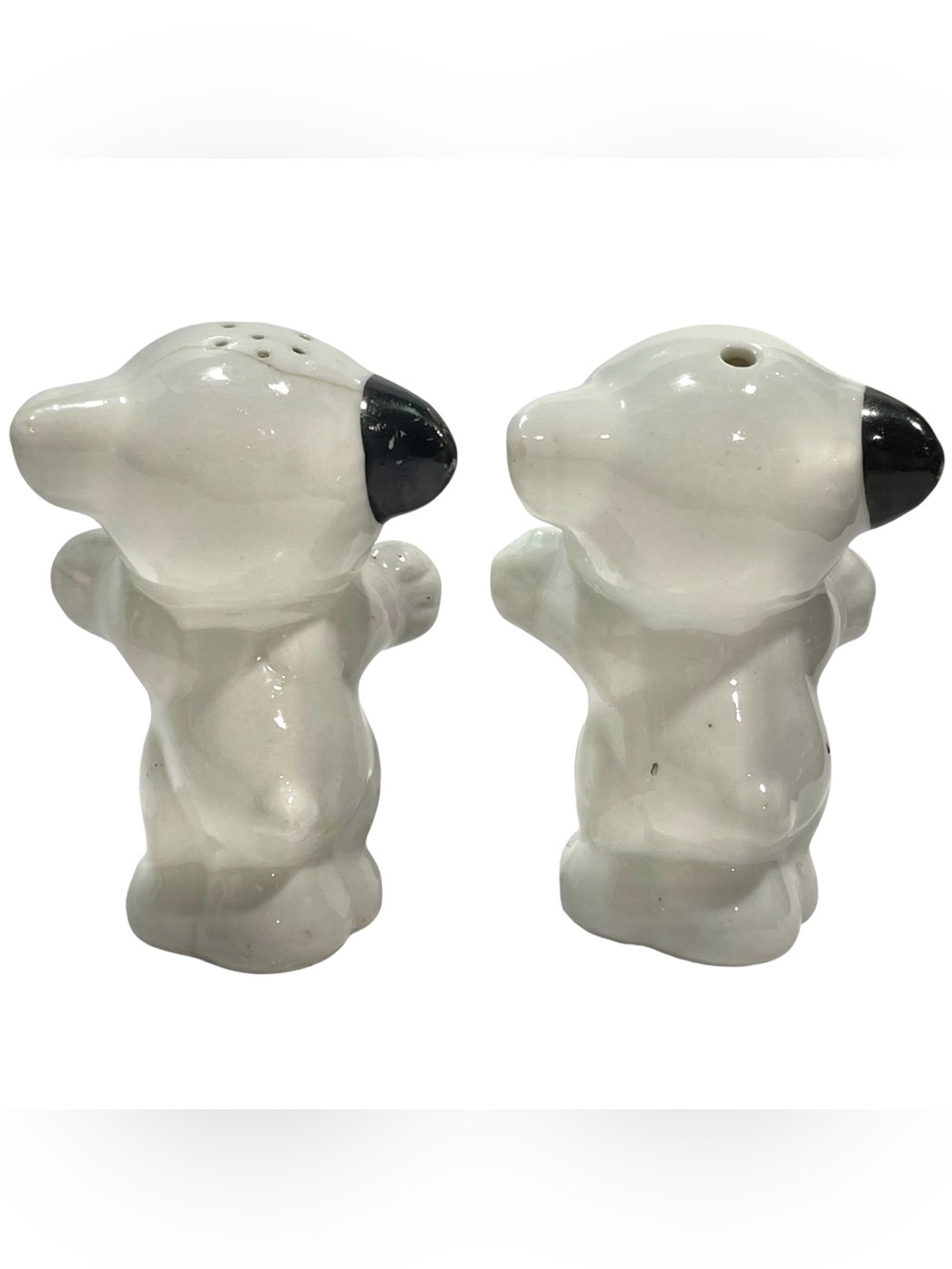 Vintage 1940s Bonzo The Dog I'm Salt & I'm Pepper Ceramic Shakers Made in Japan - Picture 3 of 8